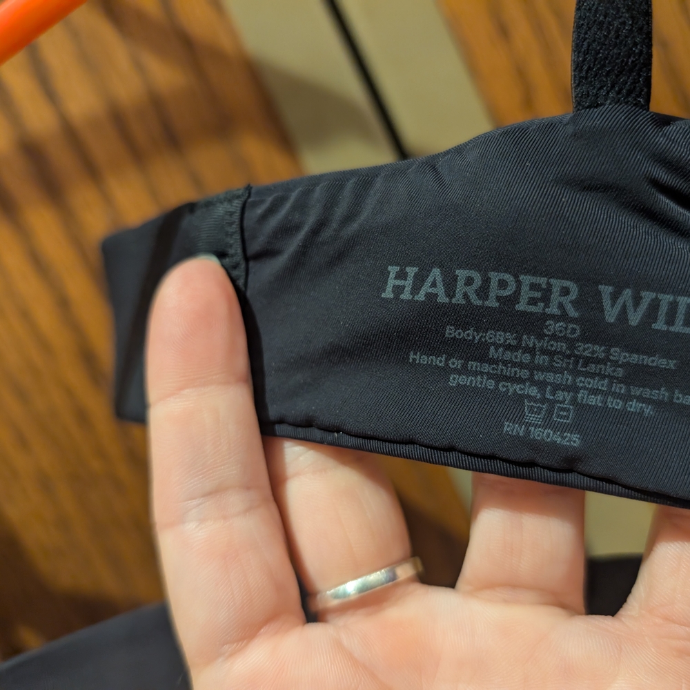 Harper Wilde Black Bra